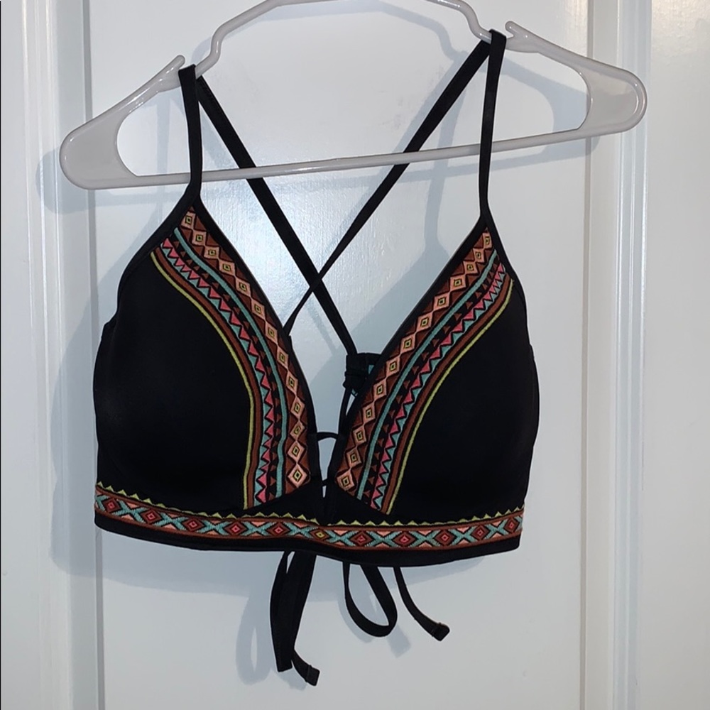 Padded tribal bikini top